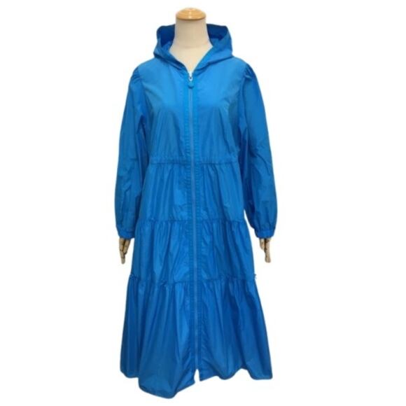 スーパービューティー ティアード ロングコート リボン ギャザー