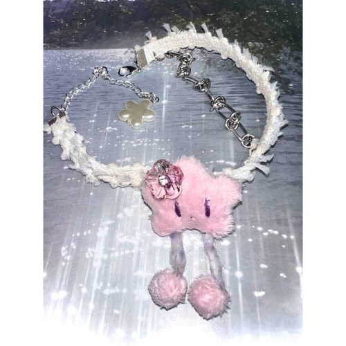 [KiiidsClub] Mini Star Powder Milk Handcrafted Choker