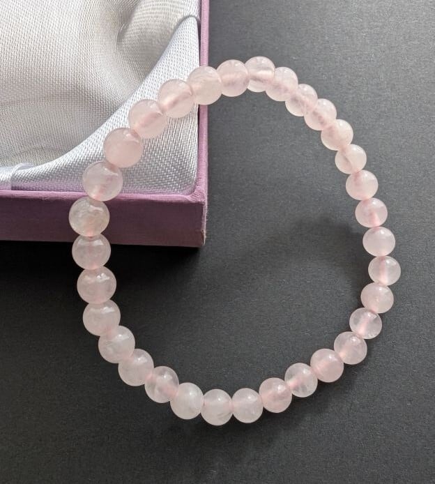 ローズクォーツ 6mm玉 | 天然石のささやき
