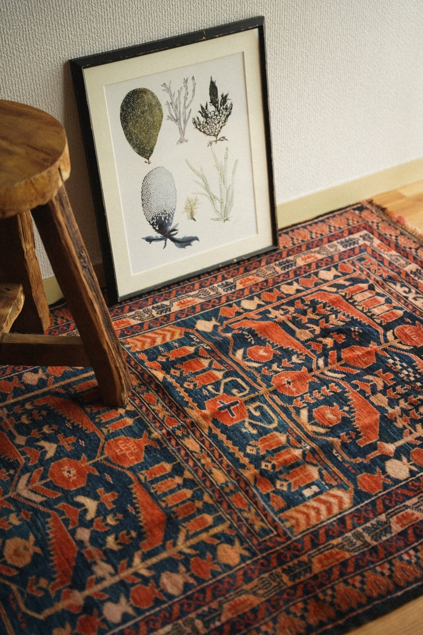 1423-Vintage Turkmen Ali khoja rug | 手織りのヴィンテージラグ専門