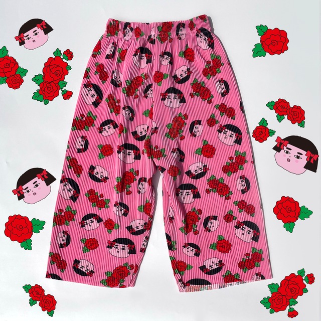 PLEATS! pants - Pink
