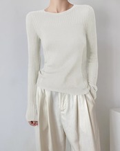 Slim fit rib Knit T20192