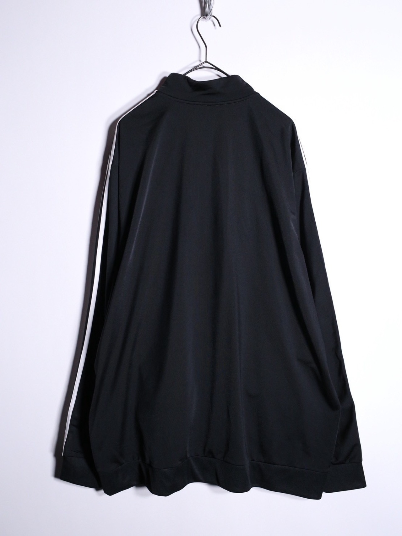 ”adidas” XXXL super over silhouette black×white 3line track jacket - 14
