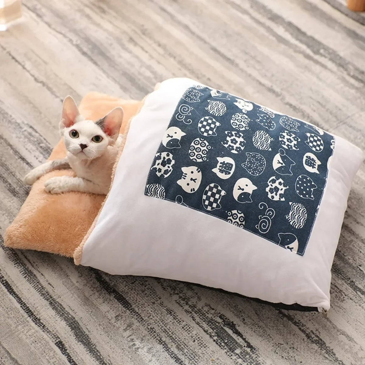 ペット用ふとん Mサイズ 55cm 犬 ねこ ベッド モコモコ かわいい も