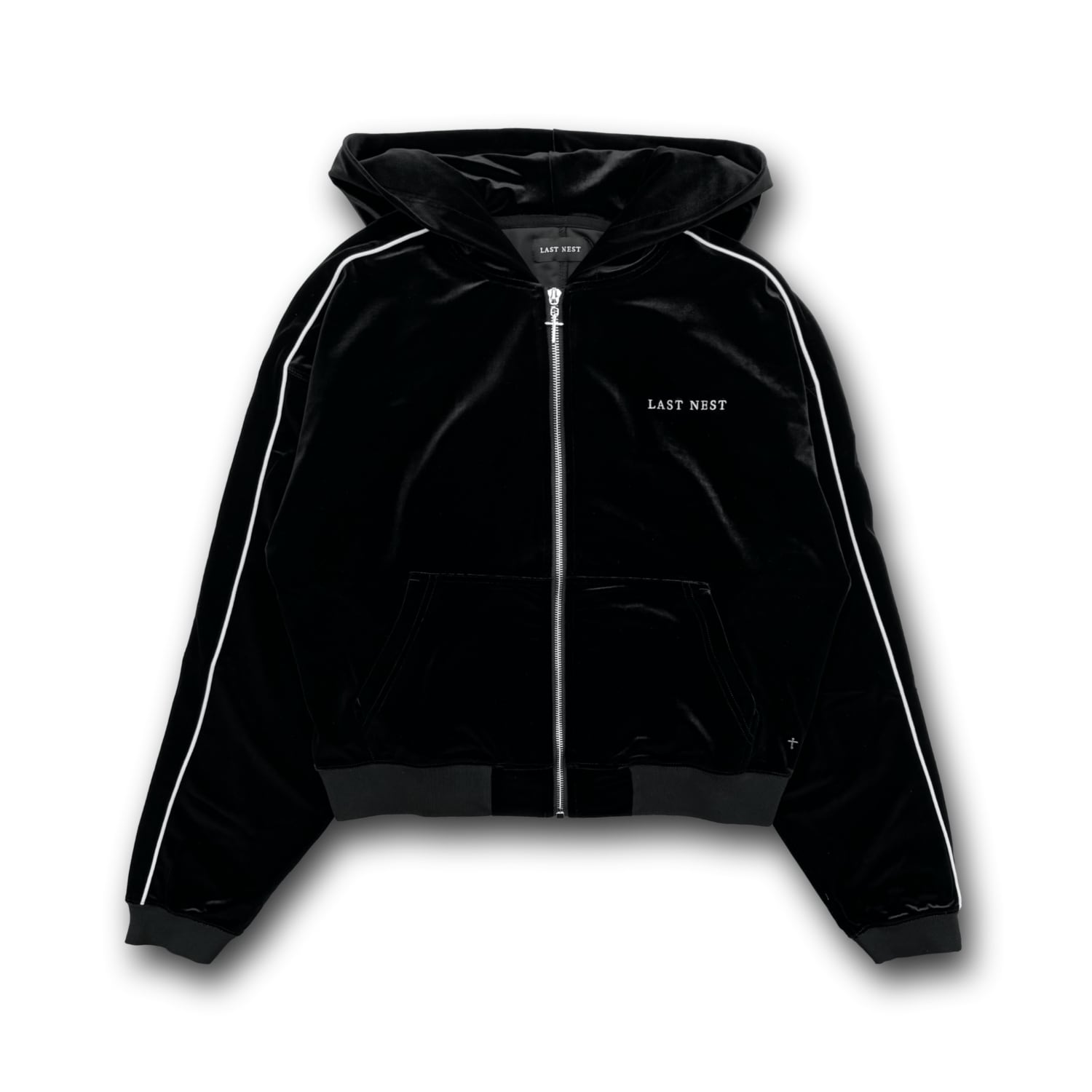 限定品】LAST NEST CROSS LEATHER ZIP HOODIE 【公式通販】