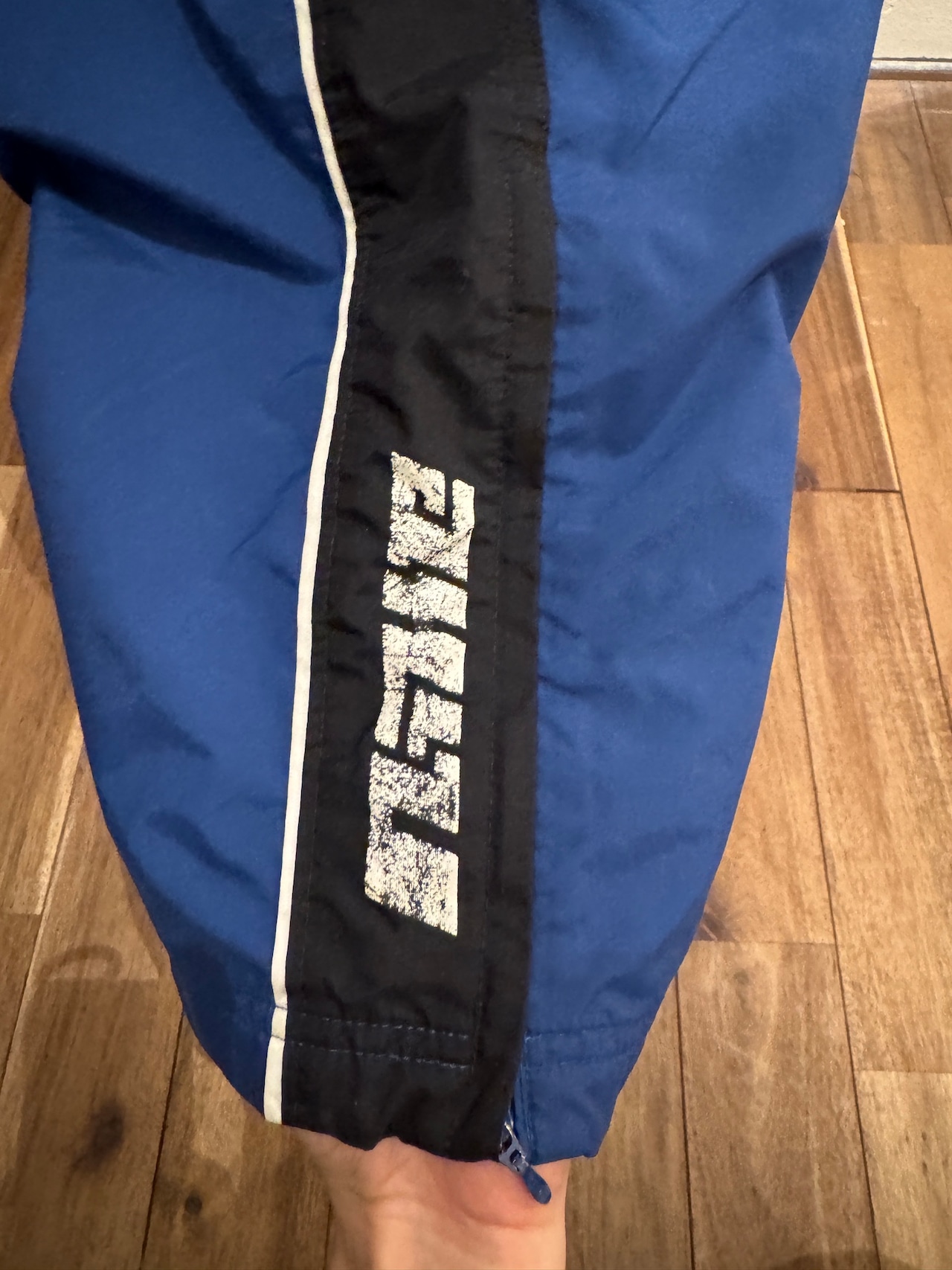 90's-00's NIKE ブルー トラックパンツ