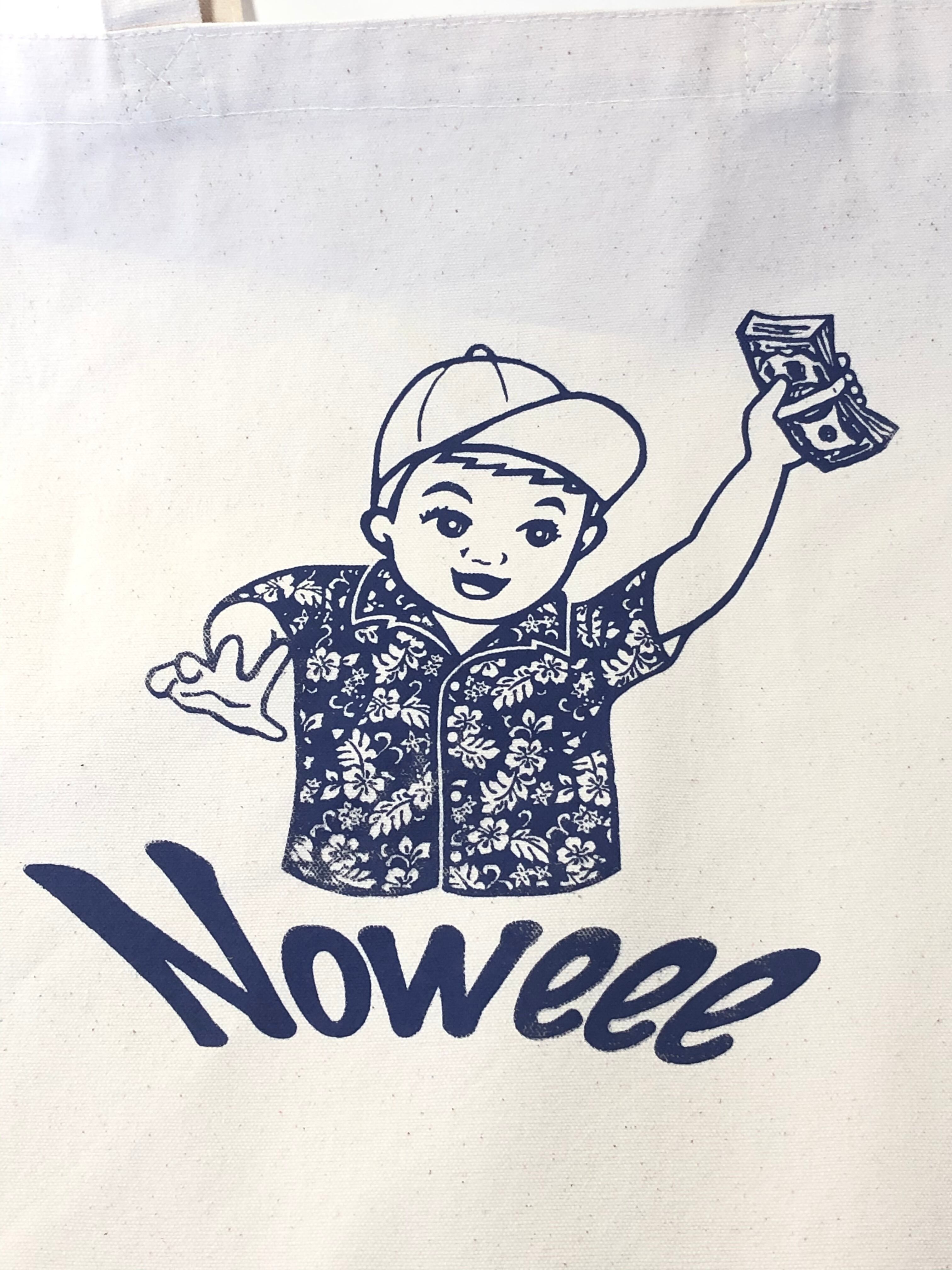 Noweee オリジナル トートバック キャンパス地