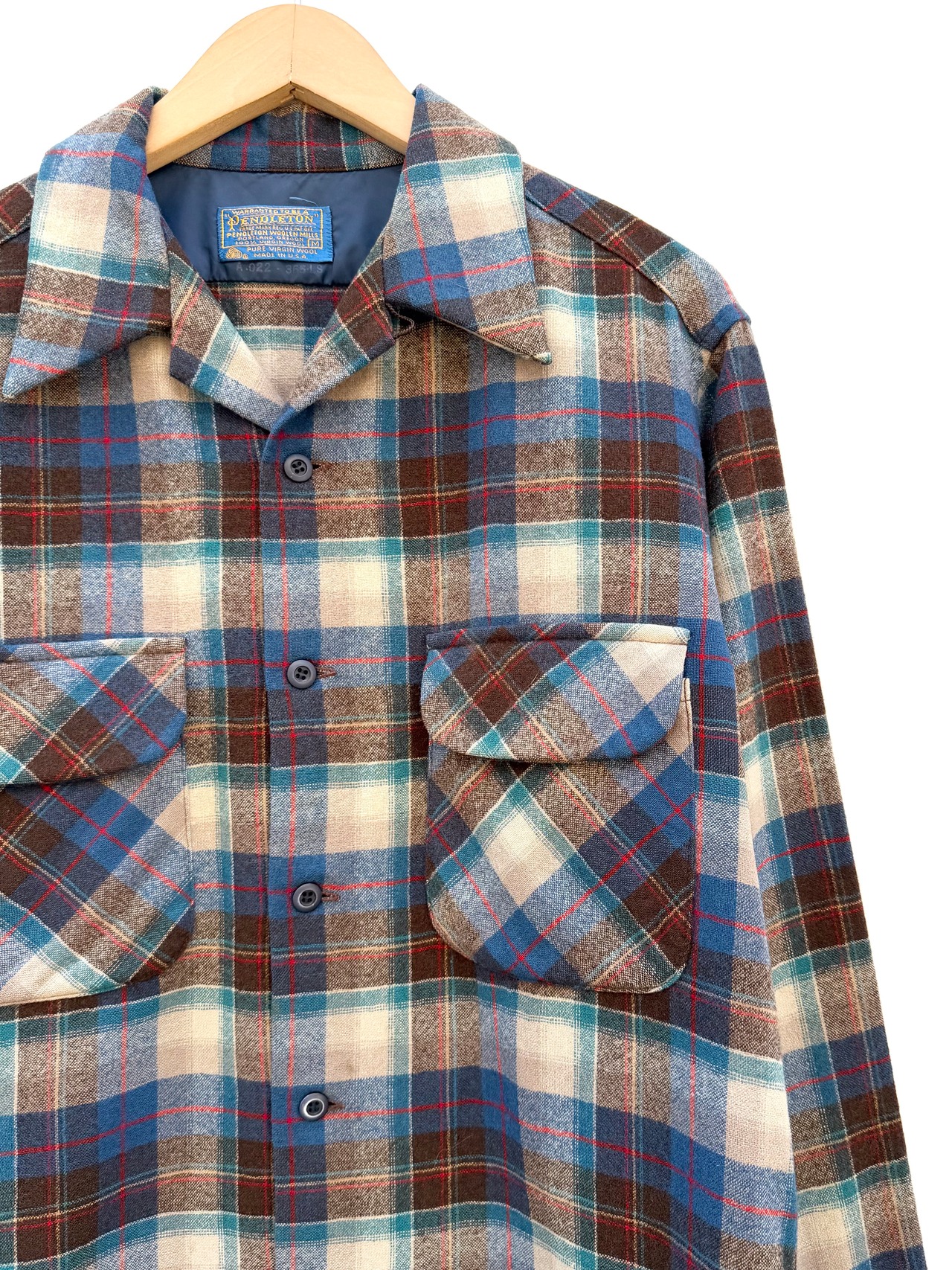 70s PENDLETON WOOL SHIRT MADE IN USA Size M