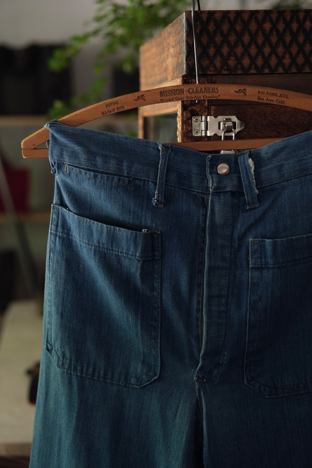 Utah／70-80's "unkown" us navy type marine pants