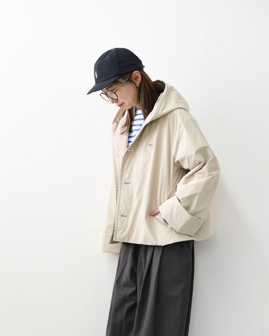 DANTON [ダントン] W INSULATION HOODED WIDE JACKET [DT-A0673PNT