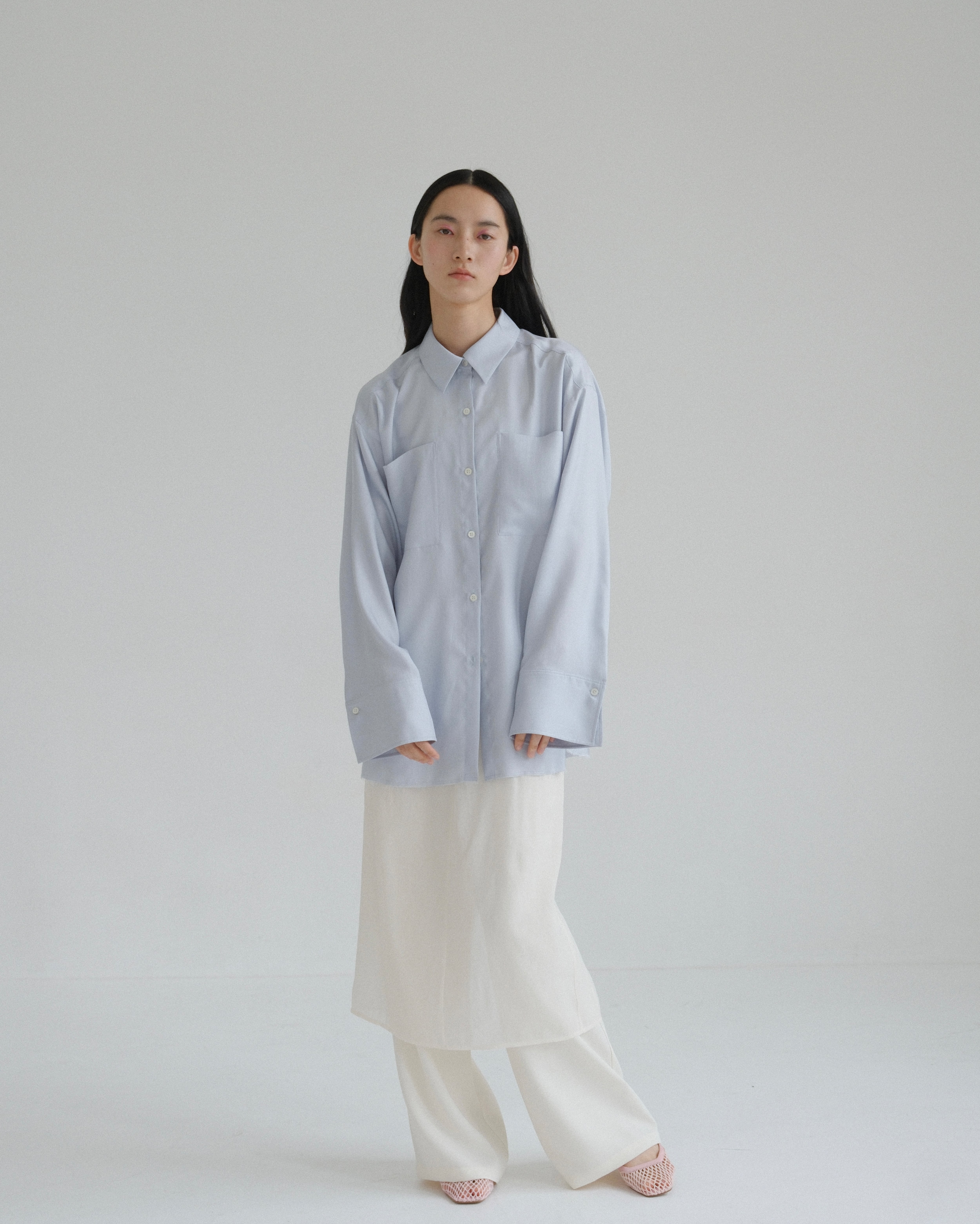 トップス aere silky twill shirt silky twill shirt - made in Japan - | aéré