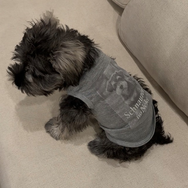 neko print dog Tshirt