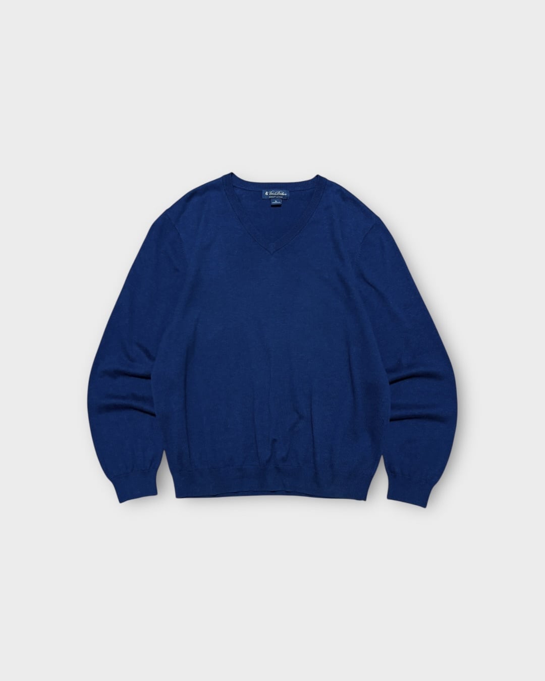 【Used】“Brooks Brothers” Supima Cotton V-Neck Knit