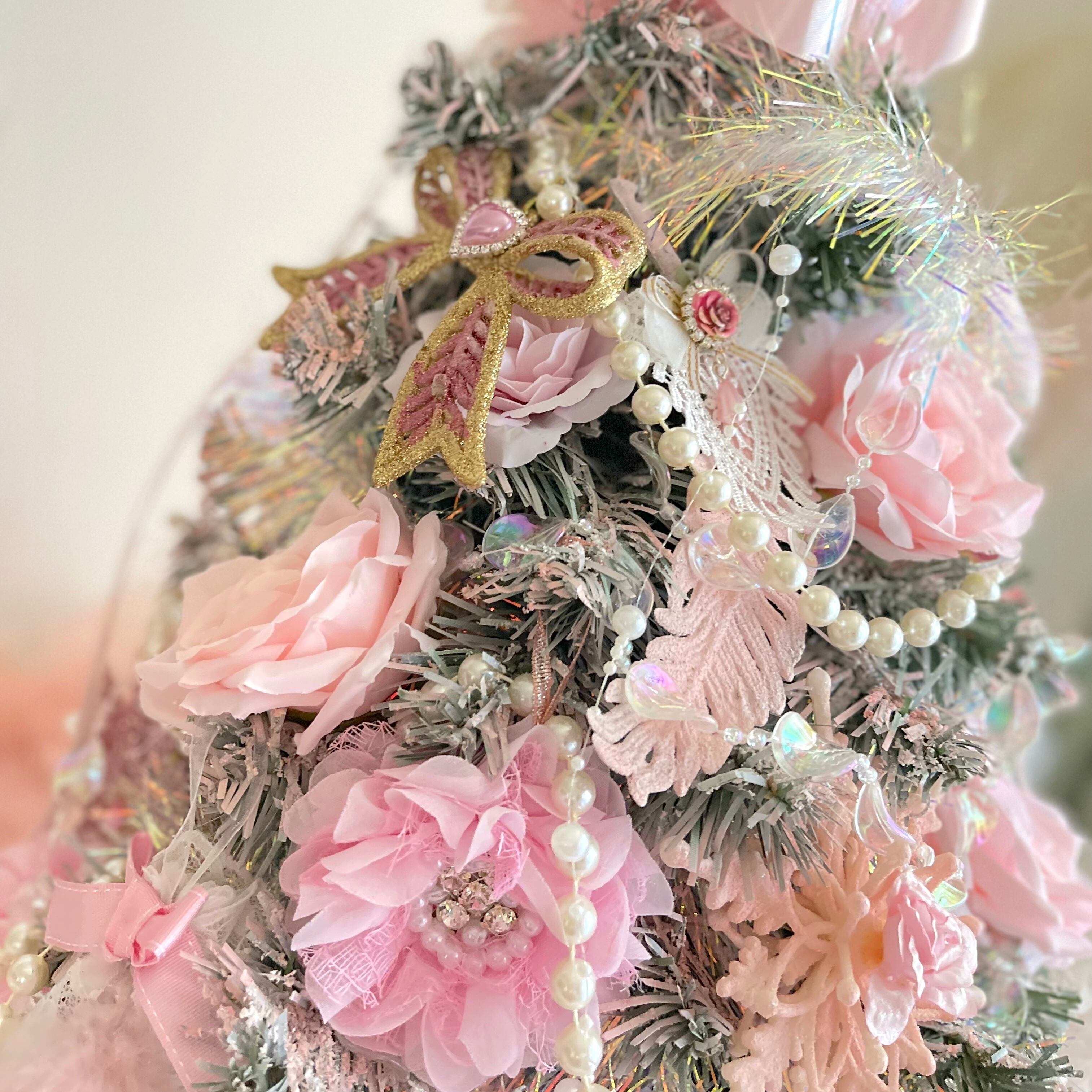 ロココ調 ロマンチック クリスマスツリー クリスマスオブジェ | Mocha&Marche(モカアンドマルシェ)フラワーショップ ロココ調 ロマンチック クリスマスツリー クリスマスオブジェ | Mocha&Marche(モカアンドマルシェ)フラワーショップ