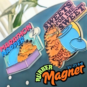 ✨️冷蔵庫には必需品(⁠灬⁠º⁠‿⁠º⁠灬⁠)⁠♡✨️【 Rubber Magnet ラバーマグネット 】Garfield （ ガーフィールド ）/ VINTAGE風 / マグネット〚アメリカン雑貨 アメトイ〛