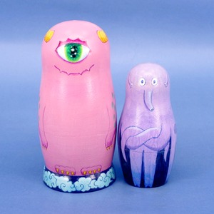 《 川端薫 》魑魅魍魎マトリョーシカ・壱　5個型