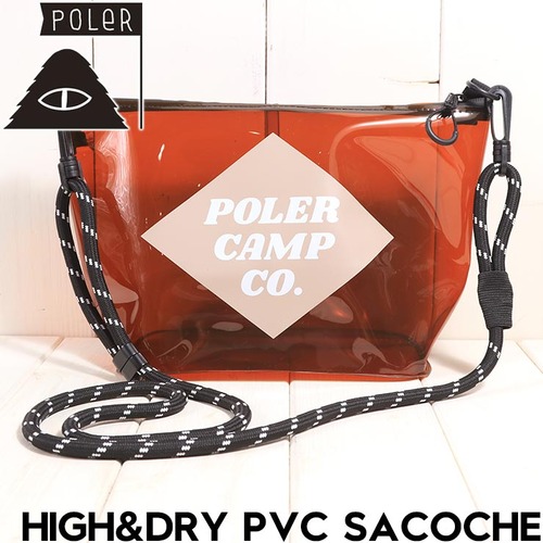 POLeR ポーラー HIGH&DRY PVC SACOCHE サコッシュ 防水 ショルダーバッグ 253MCV0117 BROWN 日本代理店正規品