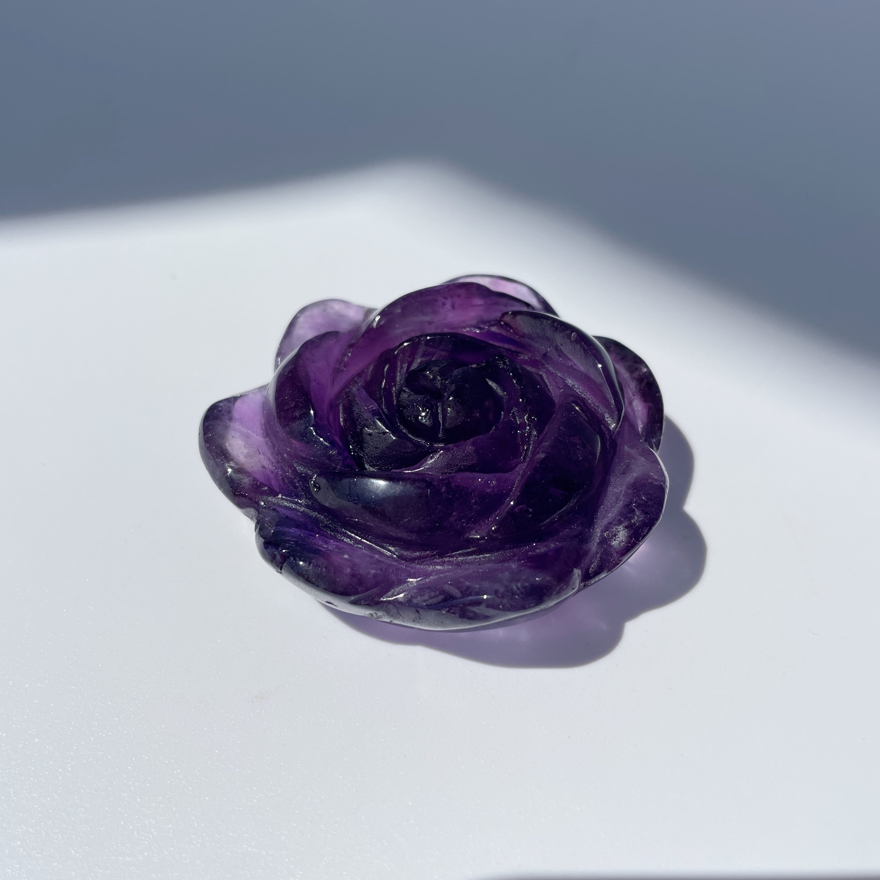 ♥天然石オブジェランプ（フラワーアメジスト）✨ ♥天然石オブジェランプ（フラワーアメジスト）✨ フラワー