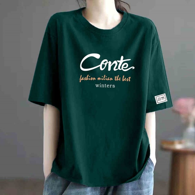 ロゴプリントカジュアルTシャツ　　K77147