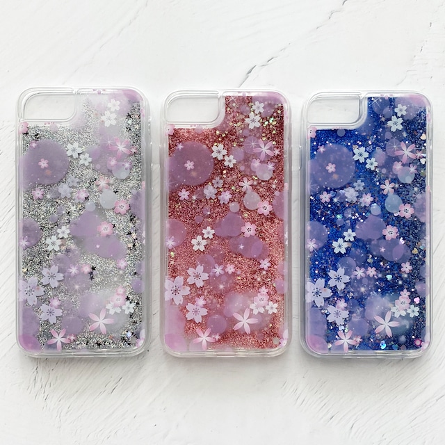 SAKURA COLORS iPhoneグリッターケース