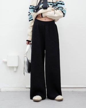 2000s Lauren Manoogian - alpaca blend knit pants