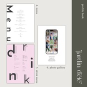 予約枠購入済の方専用:profile book "jardin d'été" (normal/prime)