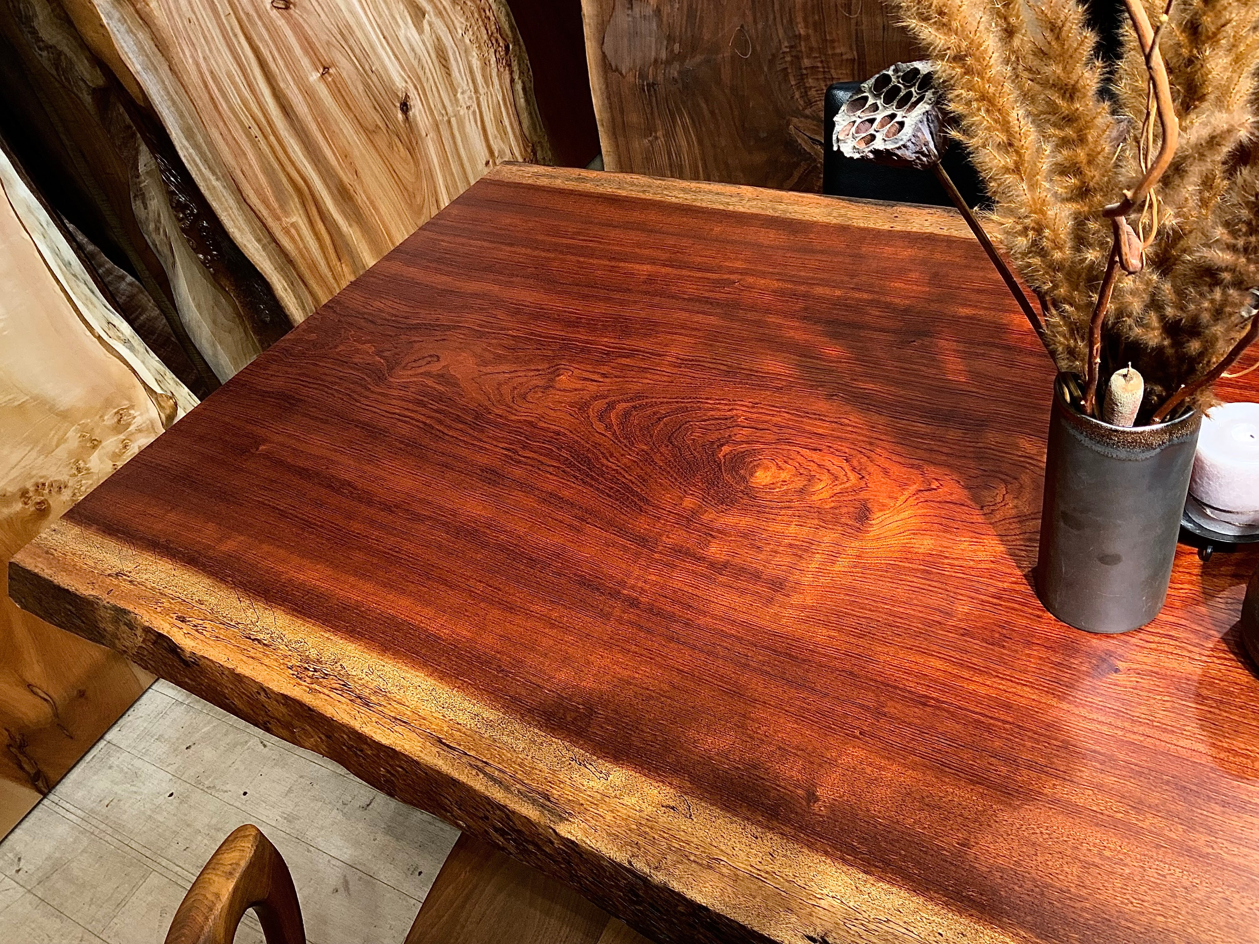 ブビンガ_2300×860-890×40_浅草本店_テーブル天板/一枚板 251759