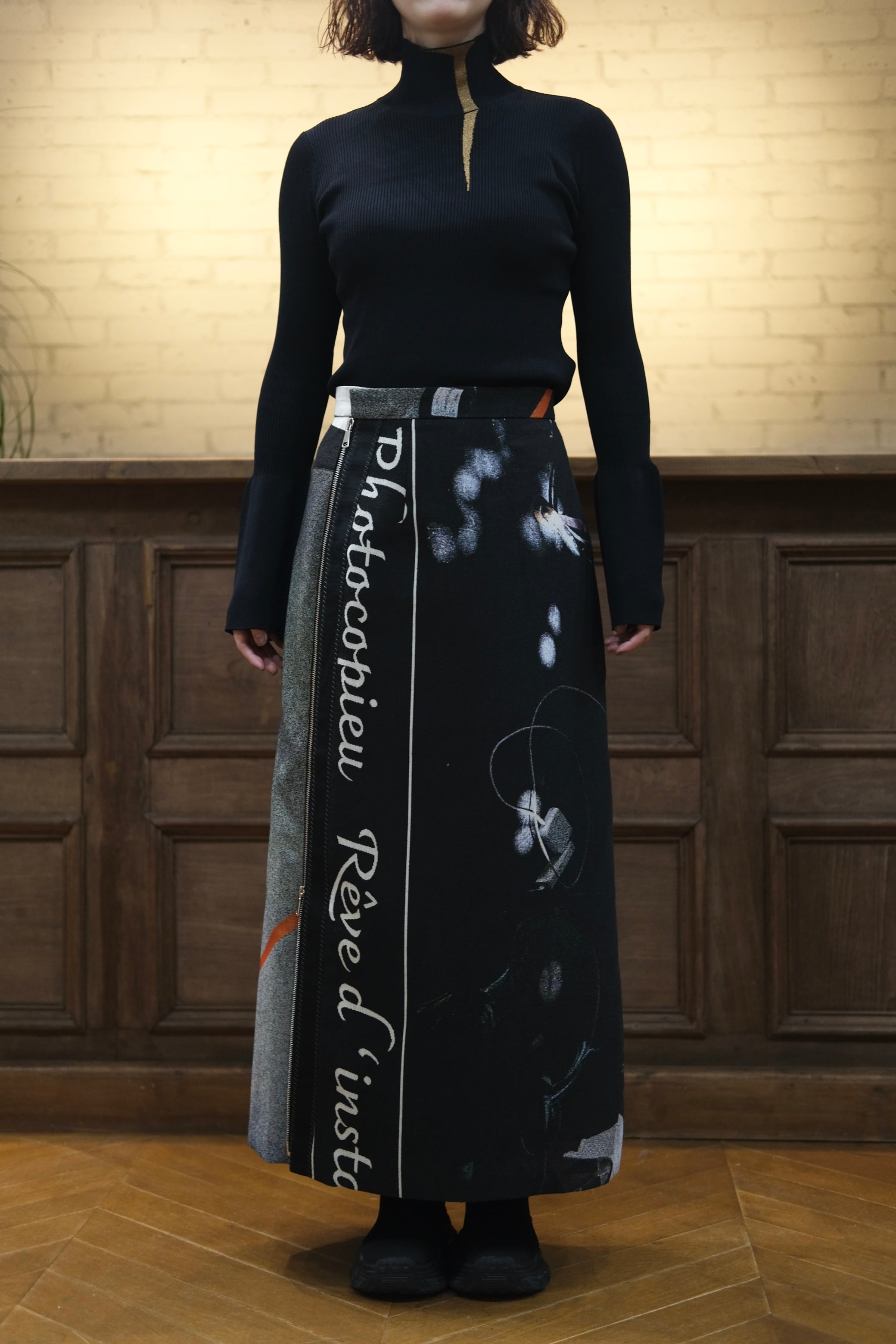 トップス Mame kurogouchiMultipleKnitHigh-Neck Eyelet High Neck Knitted Top - black - Mame Kurogouchi