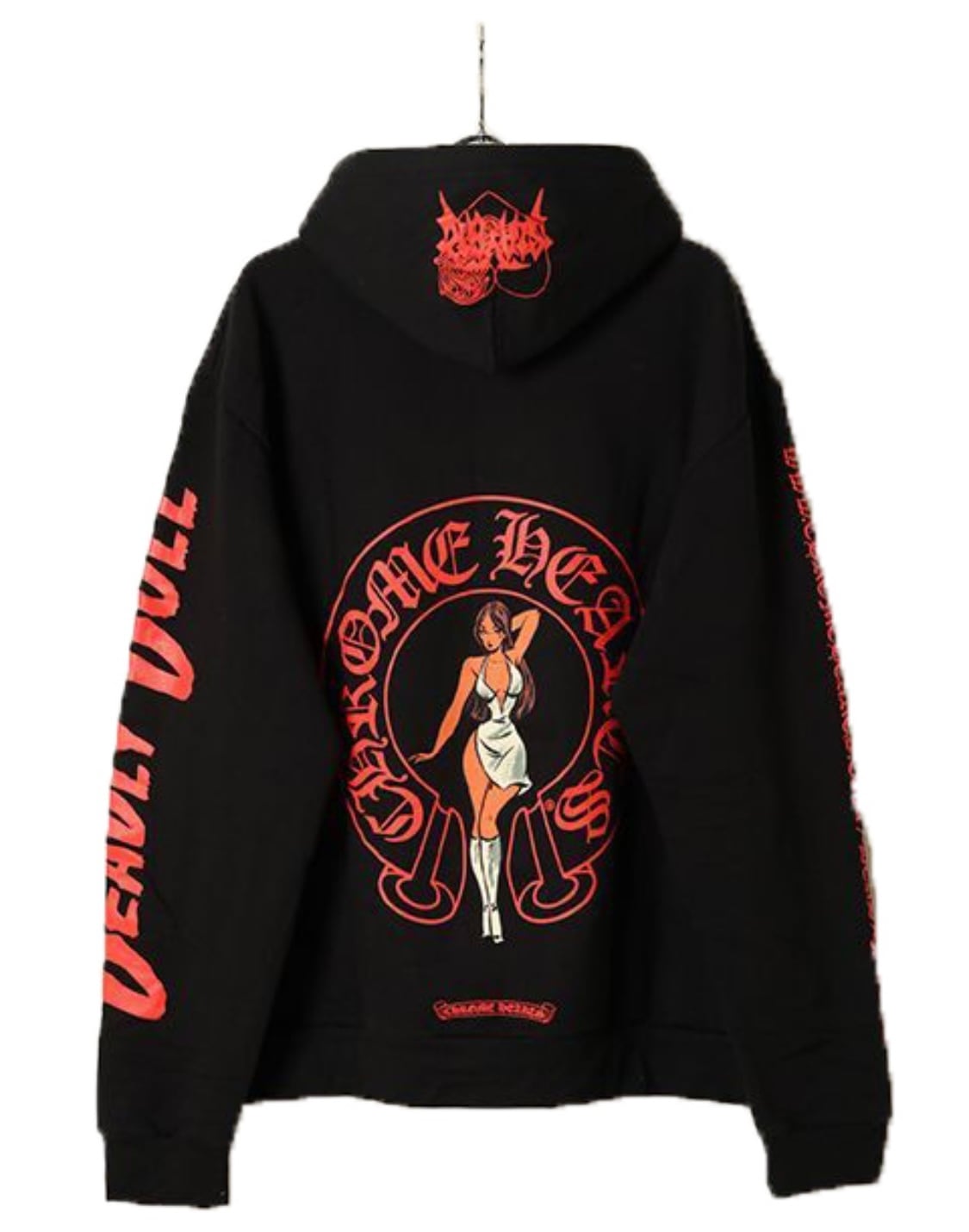 CHROME HEARTS クロムハーツ DEADLY DOLL パーカー フーディ