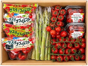 春アスパラＬサイズ＆サステナブルトマト ギフトセット