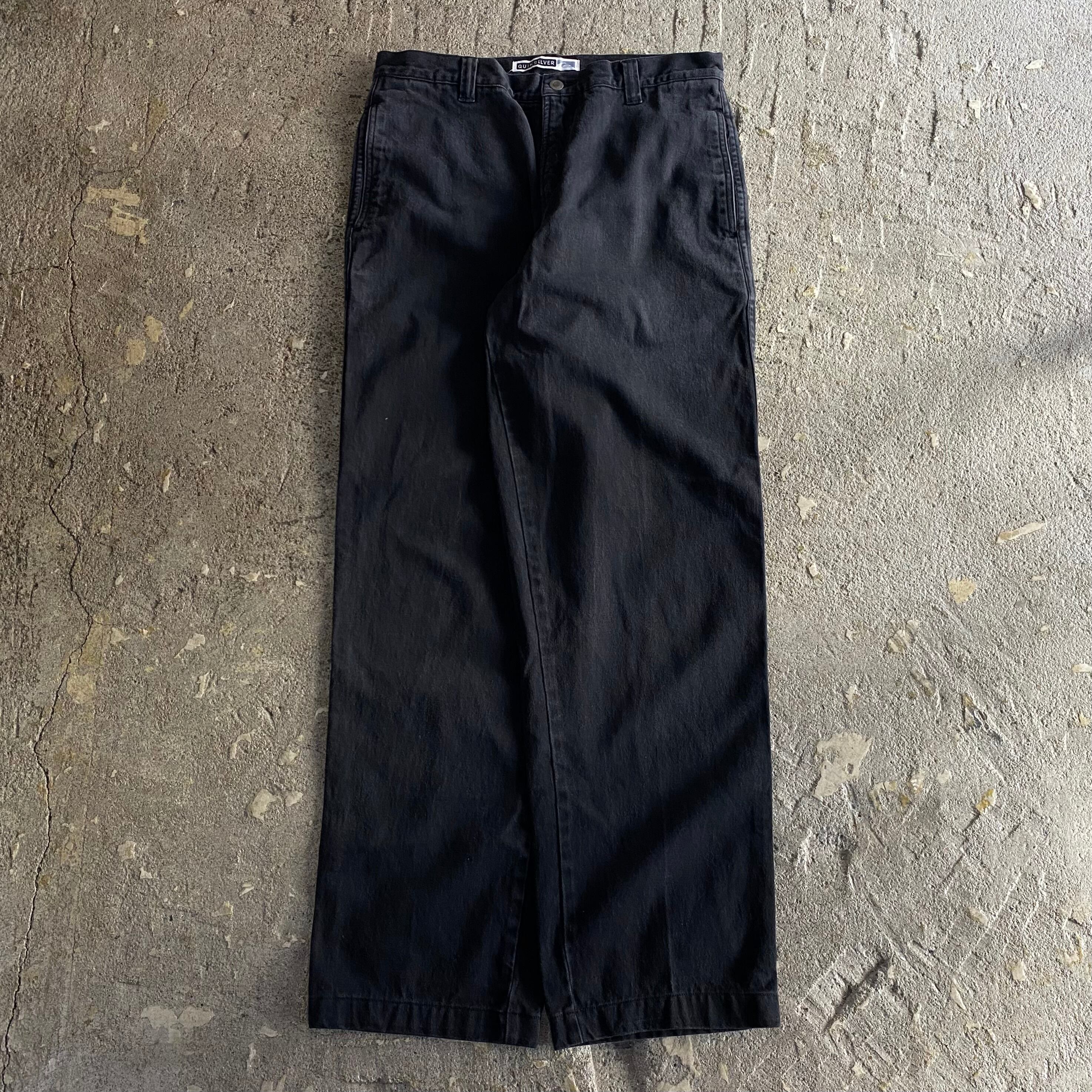 00s QUICK SILVER black denim pants【仙台店】