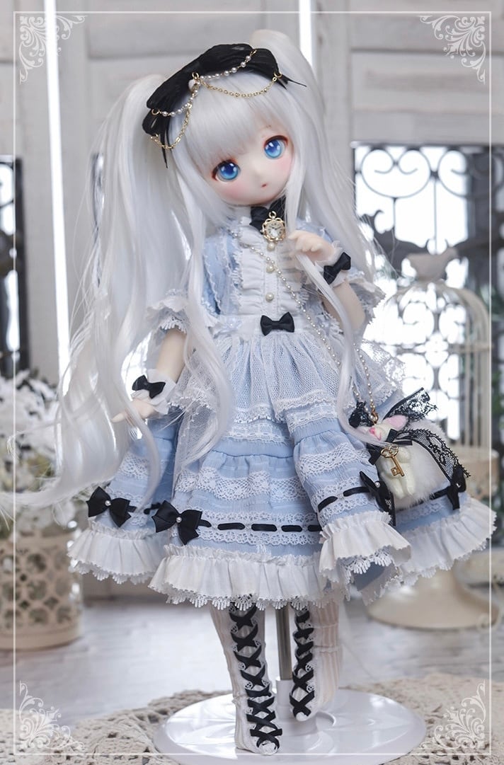 BJDドール用衣装セット MDD/kumakoサイズ 双子 全2色 球体関節人形 