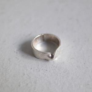 “KAREN” Handmade Twist Design Motif Ring GENUINE SILVER