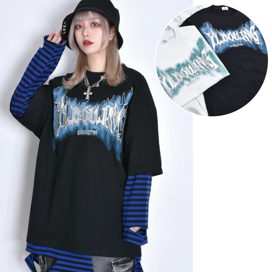 SILVER METALロゴ BIG Tシャツ | VOLCAN&APHRODITE SILVER METALロゴ BIG Tシャツ | VOLCAN&APHRODITE