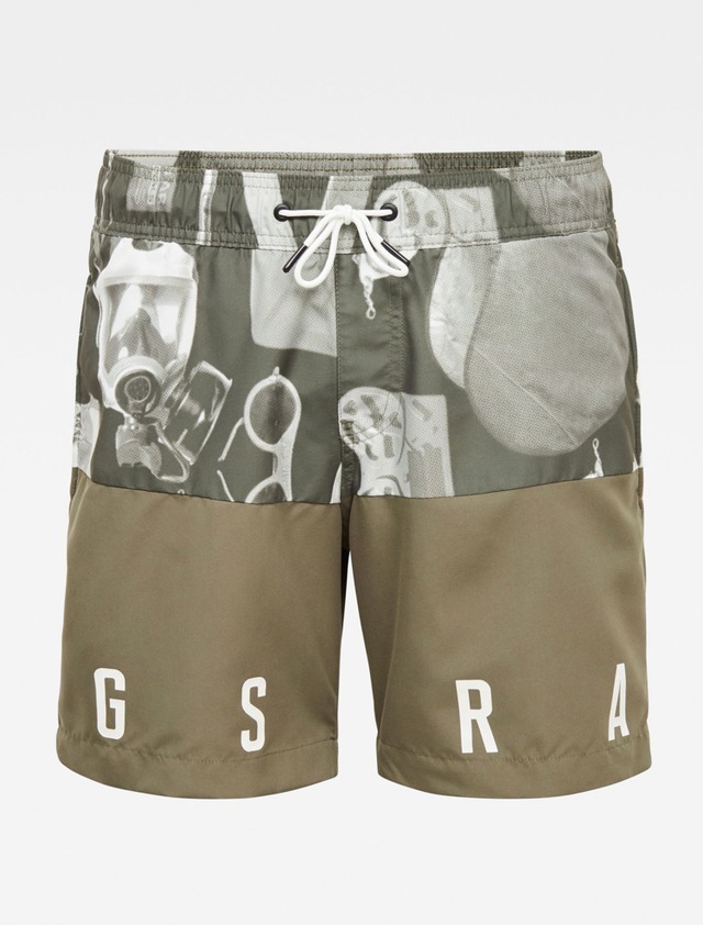 G-STAR.RAW / Dirik Colourblocked Swimshorts Allover / 海パン / サーフパンツ