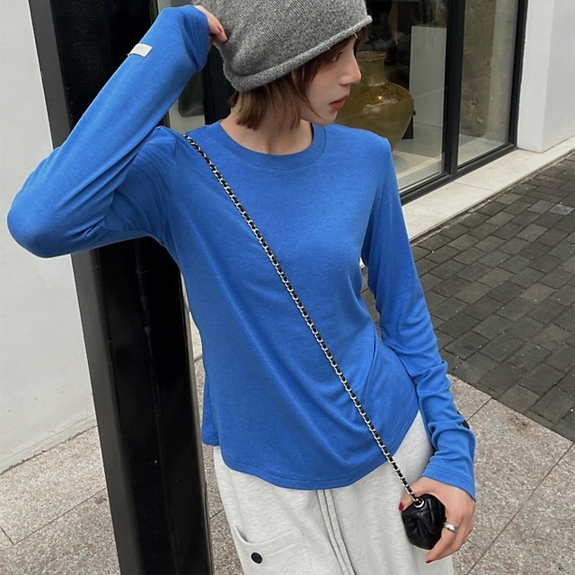 6COLLARウールブレンドベースレイヤーニット［XS-L］
