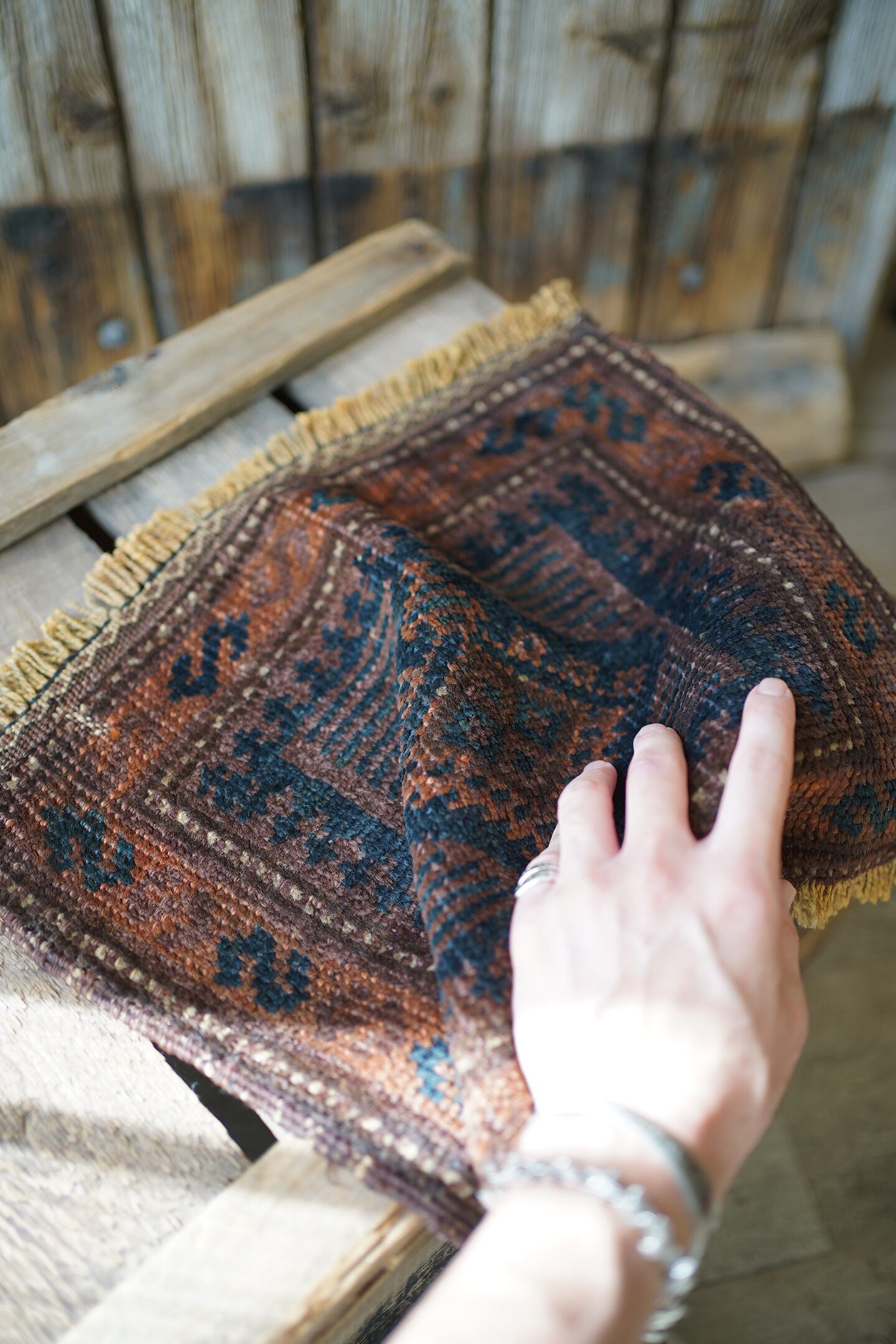 ✦Vintage Afghan Rug✦ 190cm×98cm ペルシャ絨毯 ✦Vintage Afghan