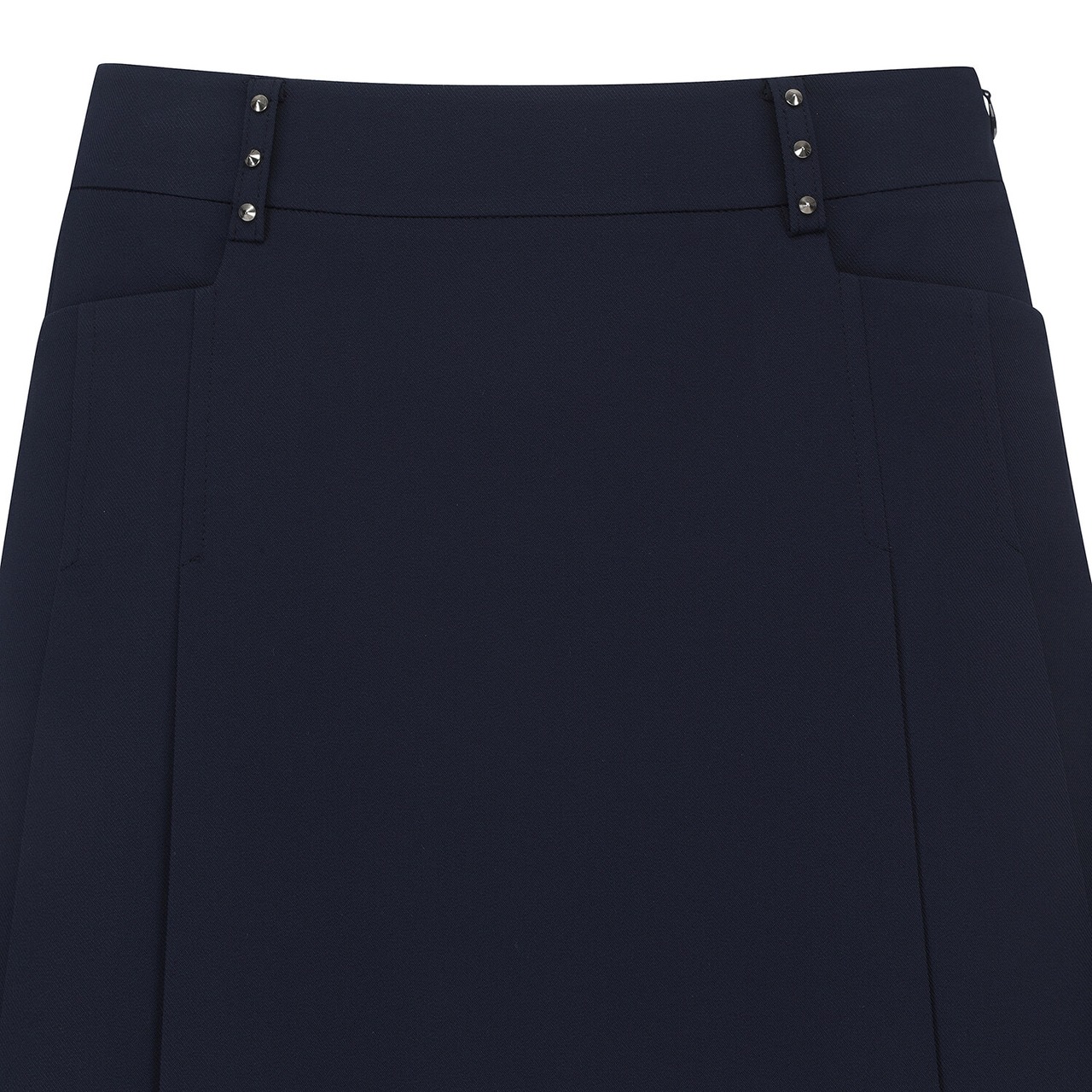 WOMEN HALF PLEATS UNDER LINE POINT SKIRT