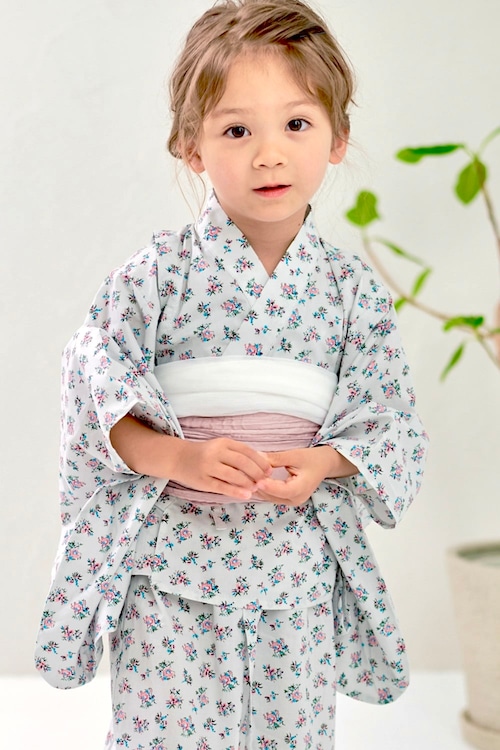YUKATA long dress〈Light blue〉