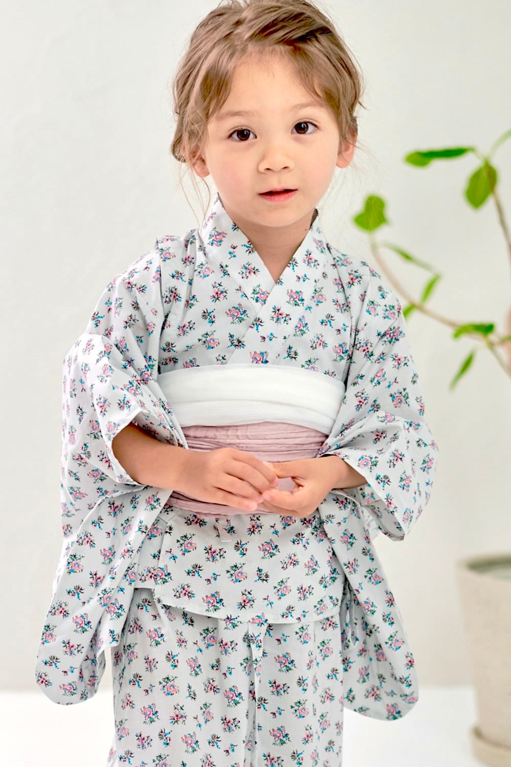 YUKATA long dress〈Light blue〉