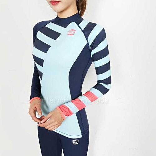予約 レディース水着 ラッシュガード セット 長袖 レギンス スポーツウェア 水着 ボーダー 日焼け防止 体型カバー スリム 美脚効果 紫外線対策 マリンスポーツ向け サーフィン ダイビング プール 海 川遊び おしゃれ シンプル クール 　w9051