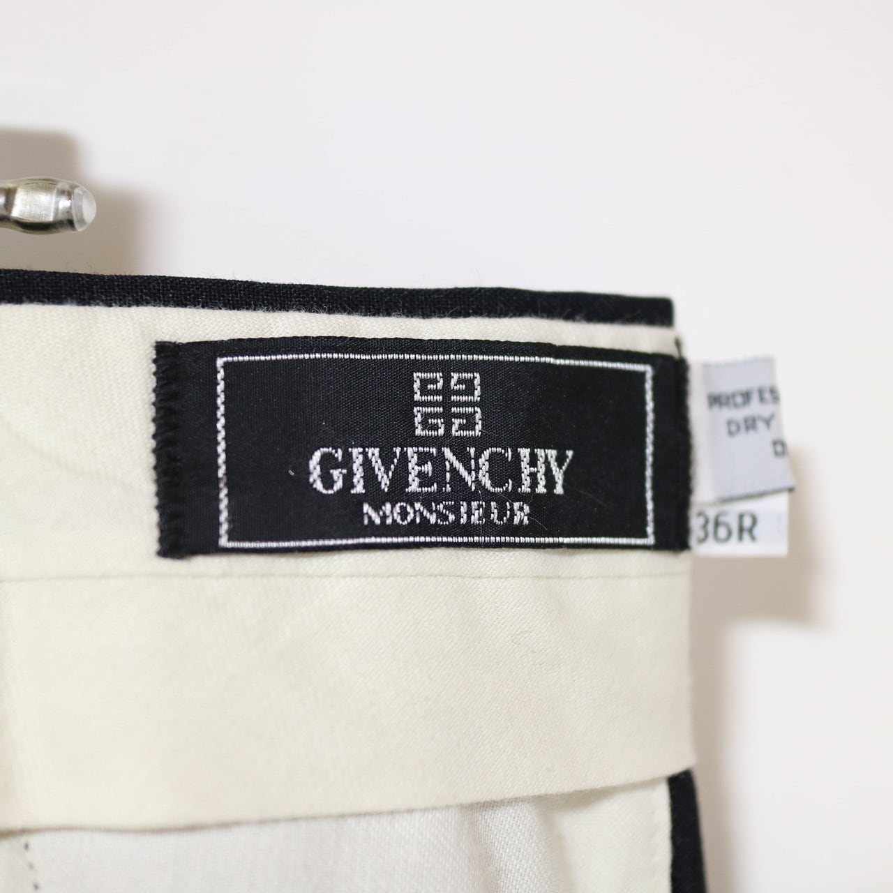 MONSIEUR GIVENCHY / 's 3pleated Summer Wool Trouser /ムッシュ