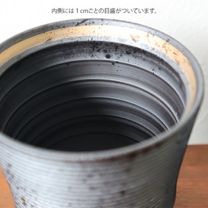 波佐見焼　wabi cup　ボーダー（金彩・銀彩）　1-123