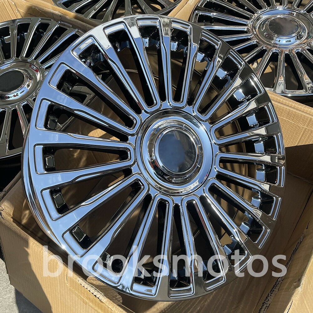 22インチ Mスタイル鍛造クロームホイールメルセデスベンツW 222 s