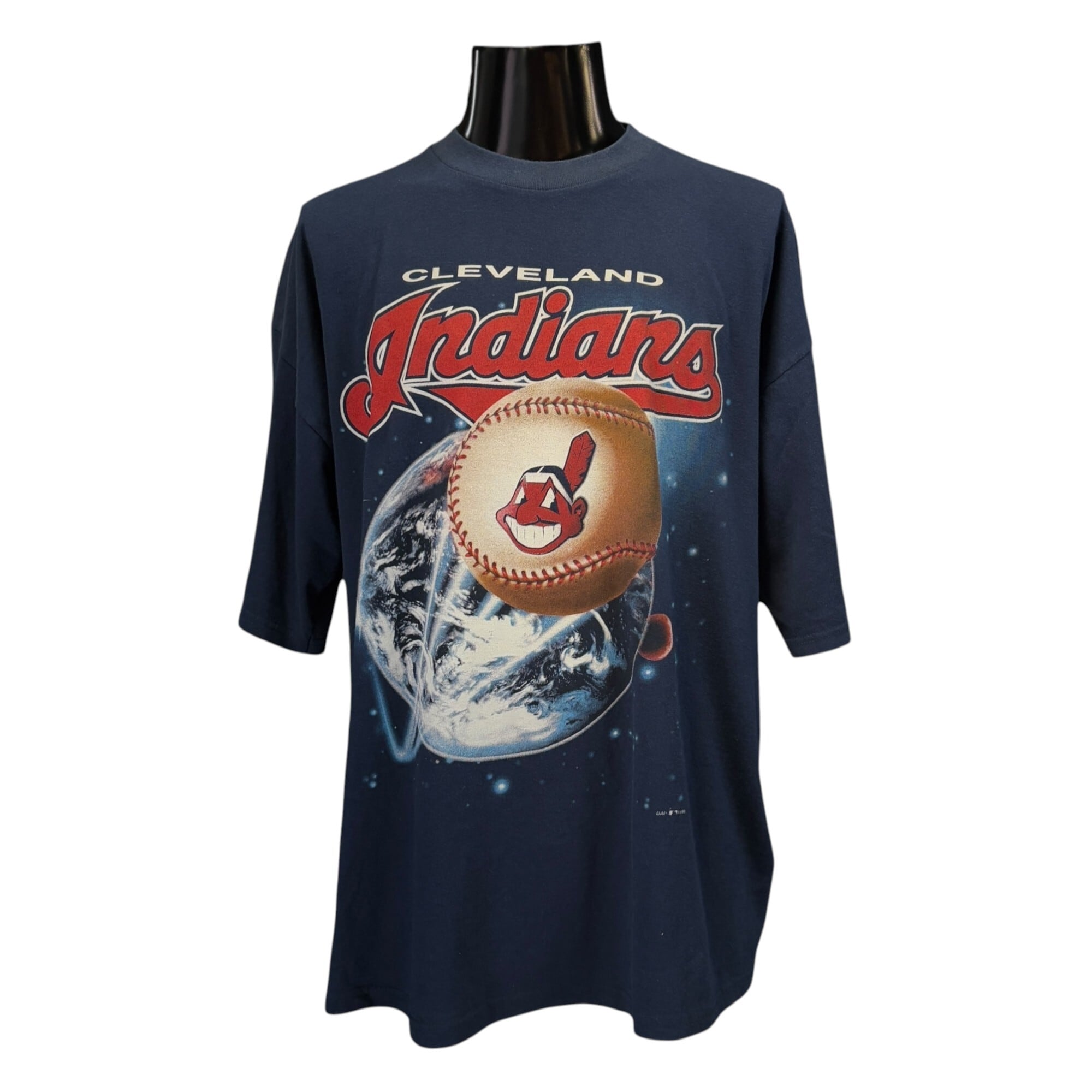 MLB インディアンス Tシャツ ワフー酋長 Big Logo T-Shirt