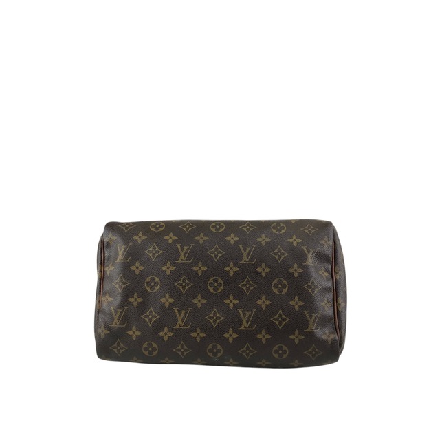 LOUIS VUITTON ルイヴィトン スピーディ30 モノグラム ハンドバッグ ブラウン レザー ボストンバッグ vintage ヴィンテージ オールド 46eajv