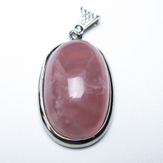 ローズクォーツ ペンダント [M便 1/20] 112-6640