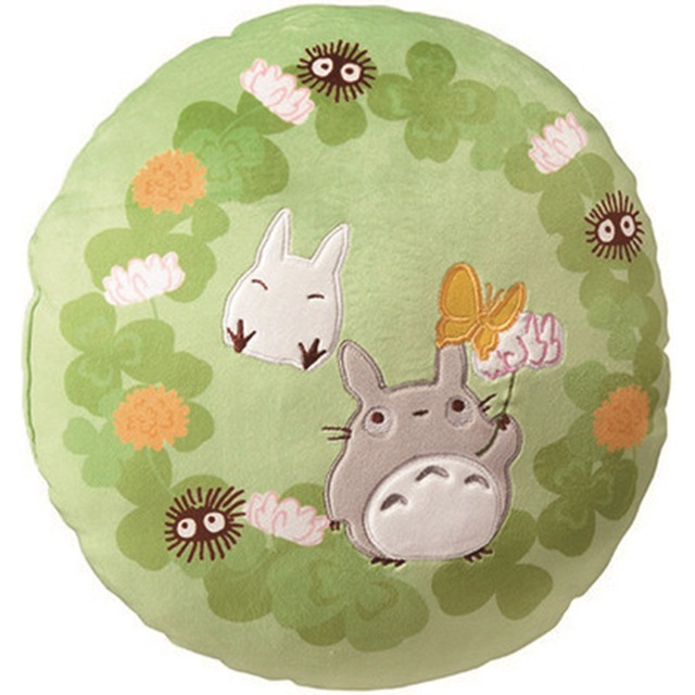 となりのトトロもちもちクッション「クローバーとお花」(8503112)