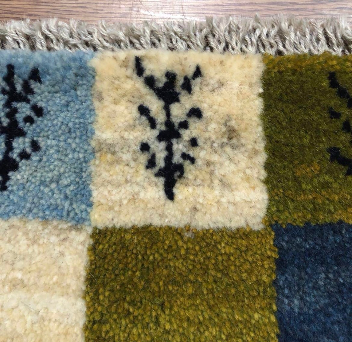 ペルシャギャッベ (ギャベ) チェアマット 椅子の座布団 No.GS-1029