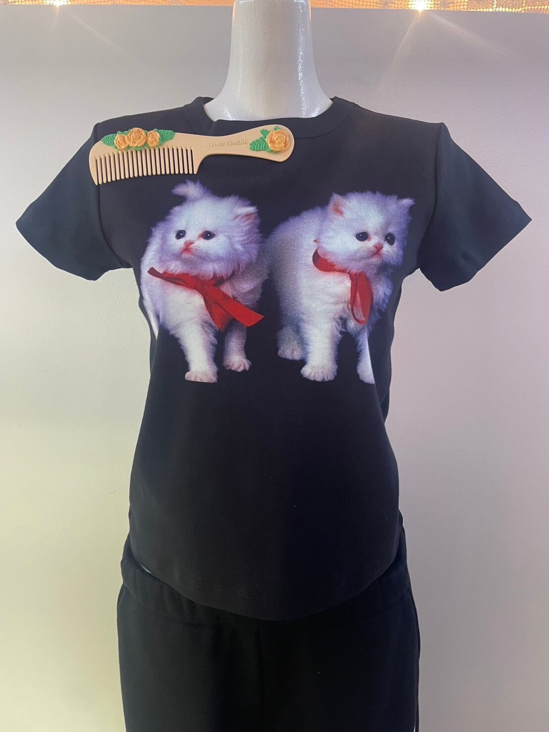 すぐ届く☆Ashley Williams☆ BABY T 要在庫確認 Ashley WILLIAMS baby tee kitten | itimi